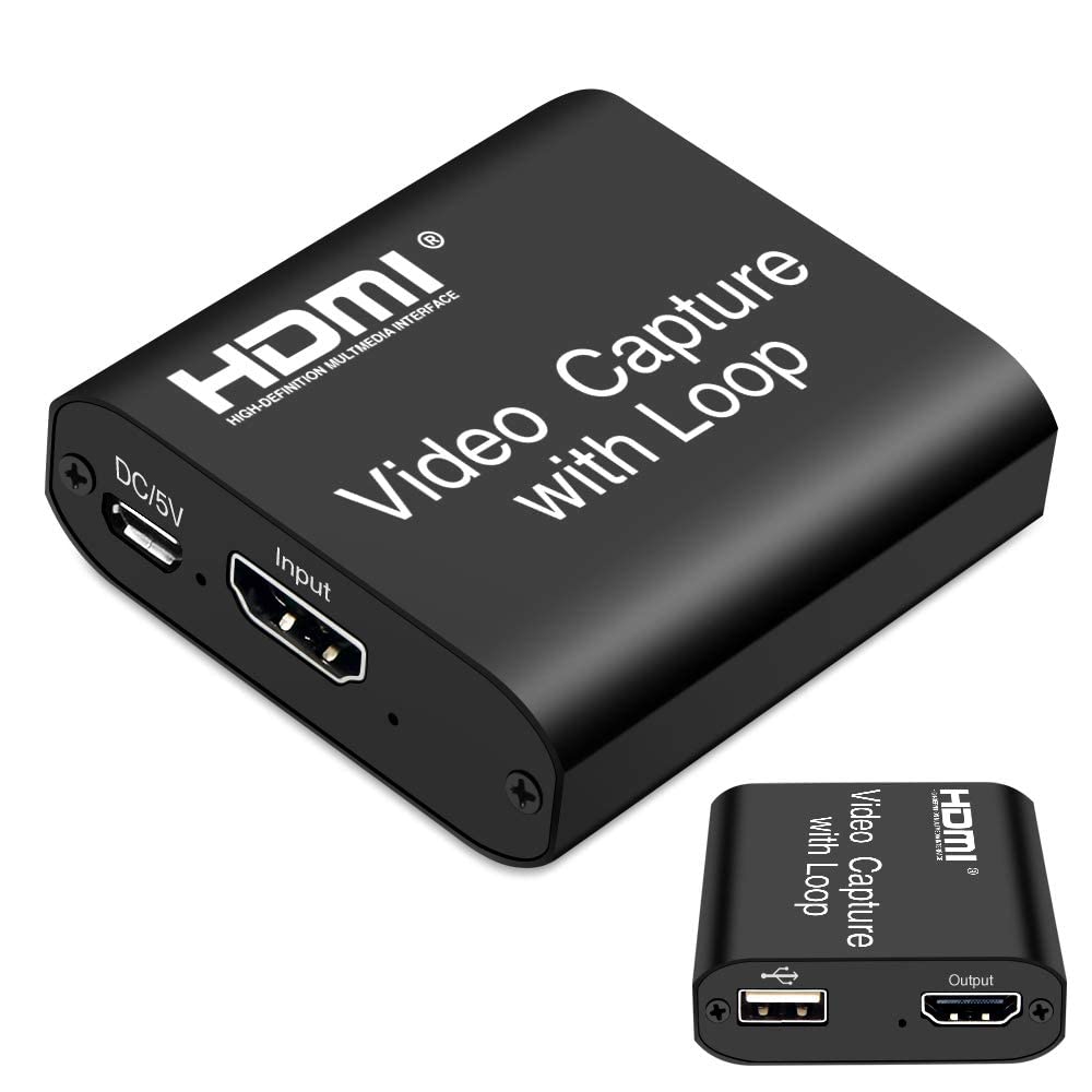 XIKKART Video Capture Card with Audio,4K Live Streaming HDMI Video Game Capture Grabber Recording Device with Mic Input and Stereo Audio Output for Full HD 1080P 60FPS Acquisition, Live Broadcasting-image-47
