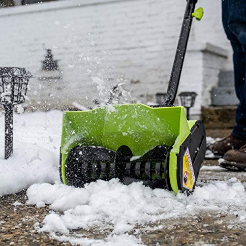 Image of Earthwise Power Tools by ALM 20-Volt 12-Inch Cordless Electric Snow Thrower