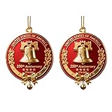 Photo Gallery liberties bells ornamento stati uniti 250 ° anniversario decorazione da appendere per collezionisti albero di natale patriottico fascino campanello commemorativo Photo Gallery liberties bells ornamento stati uniti 250 ° anniversario decorazione da appendere per collezionisti albero di natale patriottico fascino campanello commemorativo
