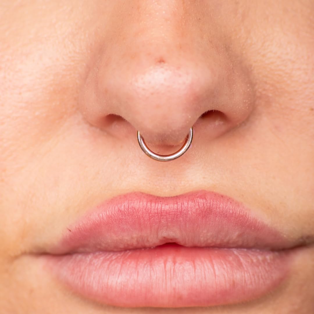 Blue Banana - Confezione da 3 anelli clicker a segmento incernierato, 1,2 mm, 16 G, metalli misti