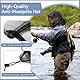 UHETLET 4 Pack Moskitonetz Kopf Midges Mückenschutz Kopfnetz Head Net Face Mesh Head Cover Ultra großes Insektenschutznetz mit Extrafeinen Maschen Mückennetz für Camping Wandern Angeln Gartenarbeit