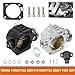 70MM Intake Throttle Body with TPS Position Sensor K-Series K20 K20A Compatible with Acura RSX DC5 Honda Civic SI EP3 FG FA(Black)