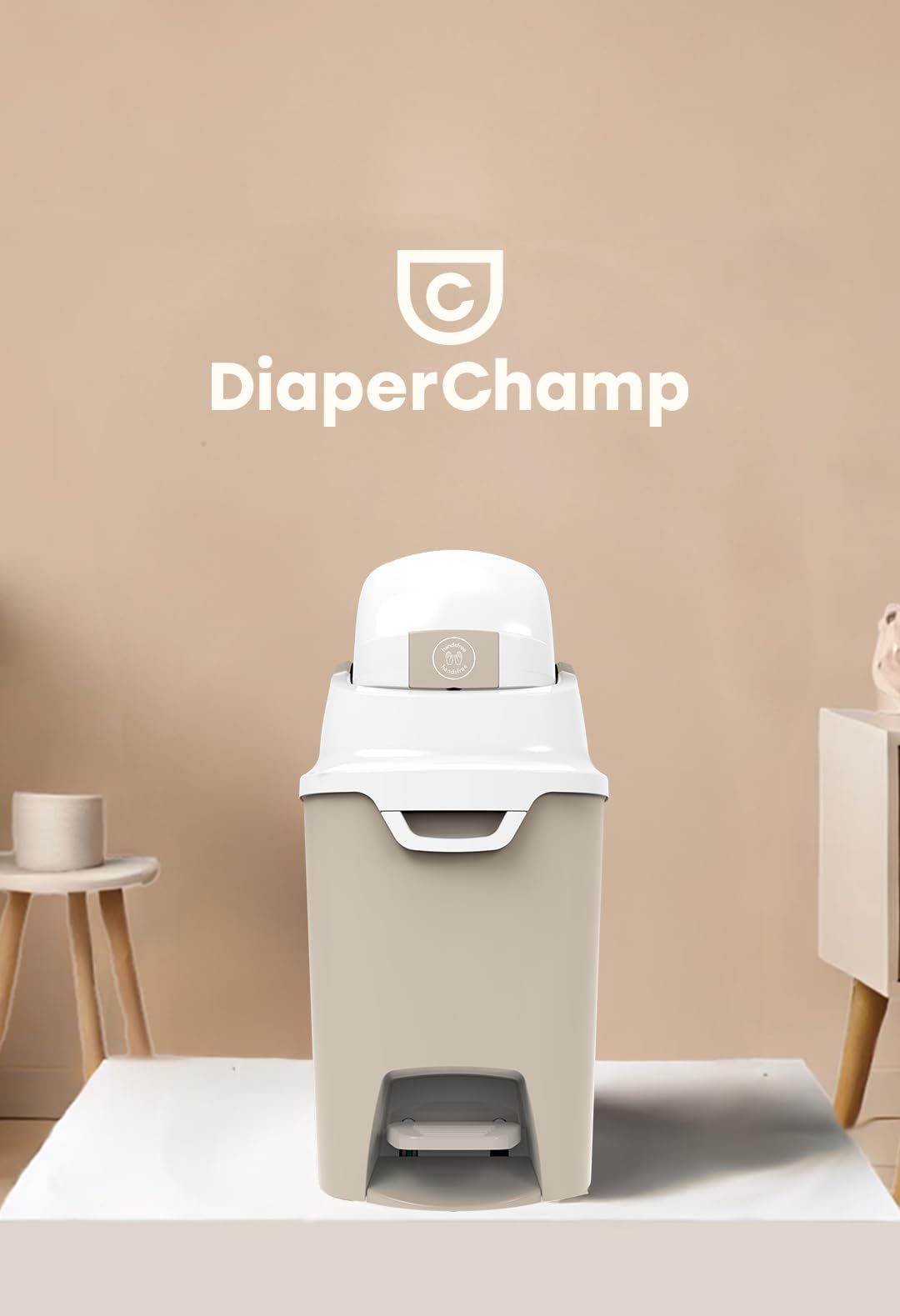 DiaperChamp One Manos Libres Clay