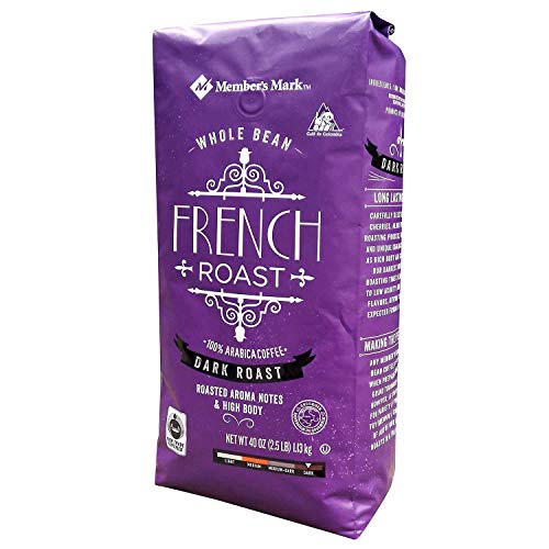 Member's Mark French Roast Café en Grano 40 oz Pack 4 miniatura 3