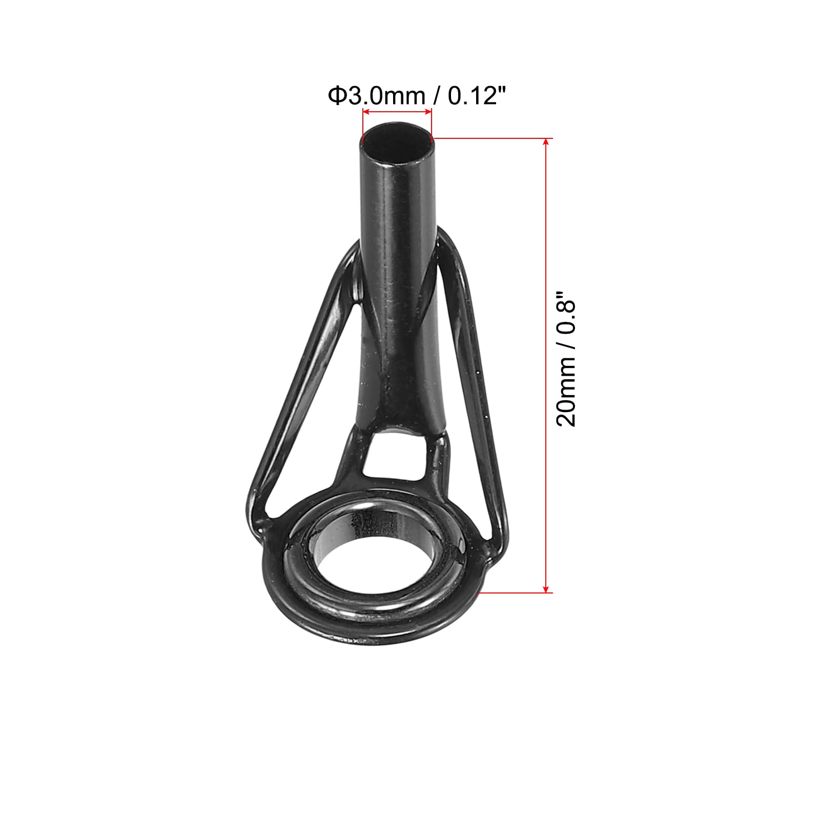 PATIKIL Kit di riparazione con punte per canna da pesca da 3