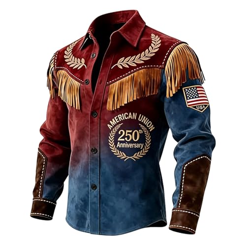 Chemise cowboy homme édition USA aux finitions western soignées