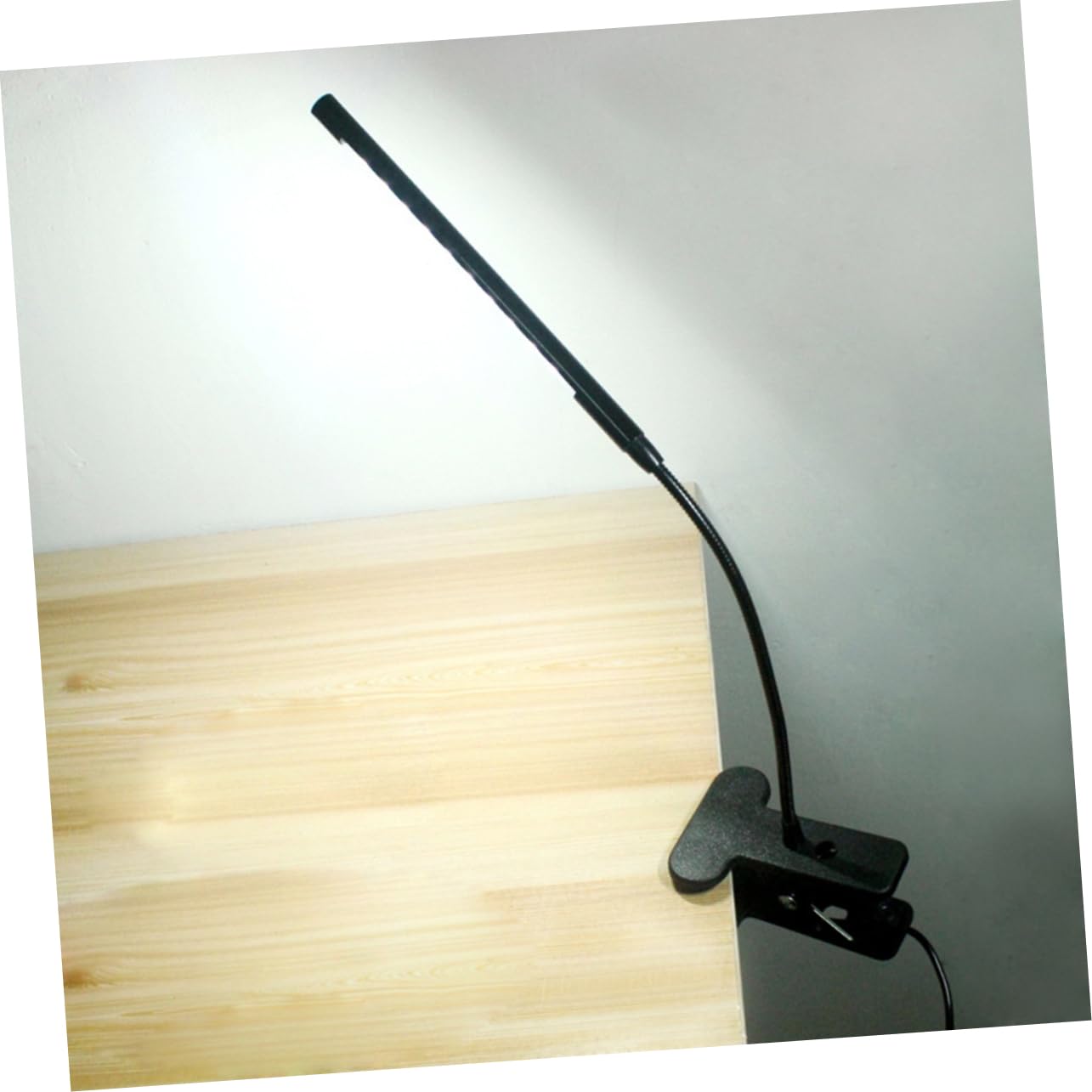 a Clip LED USB Lumperia Regolabile Protezione agli Occhi Lampada la Lettura Studio Luce Bianca Nera per Ufficio Camera da Letto e scrivania Utilizzo