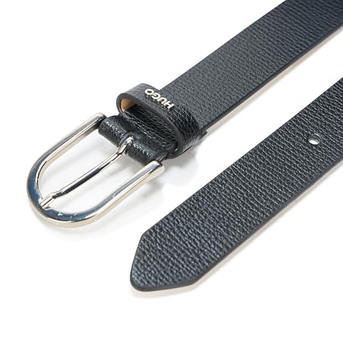 HUGO Zoey C Loop Belt Ceinture Femme en Cuir Noir - 4