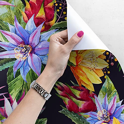 Papier peint fleurs tropic Magic-Stick 312x219 cm - 4