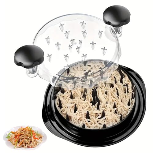 YRUHAN Deshilachador de Pollo, Trituradora de Pollo, Profesional Desmenuzador de Pollo, Corte de Alta Eficiencia, Rotación Manual, Operación Conveniente, Adecuado para Pollo, Res, Cerdo