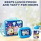 Get Trend Spongebob Squarepants Brotdose Set mit Kühltasche Wasserflasche Lunchbox Kinder Isoliertasche mit Flasche Schule Kindergarten Picknick Mädchen Jungen (Blau SpongeBob)