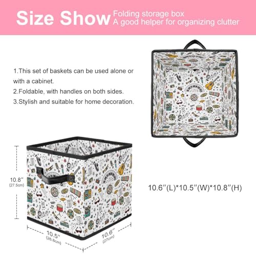 Boîte de rangement pliable cube en tissu pour placard et vêtements