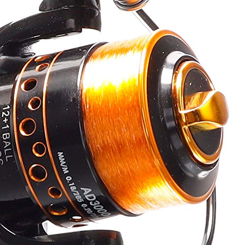 最安値 リール 釣り Yumoshiスピニングリール Ad3000 糸付き 初心者 軽量 左右交換 シーバスの価格比較