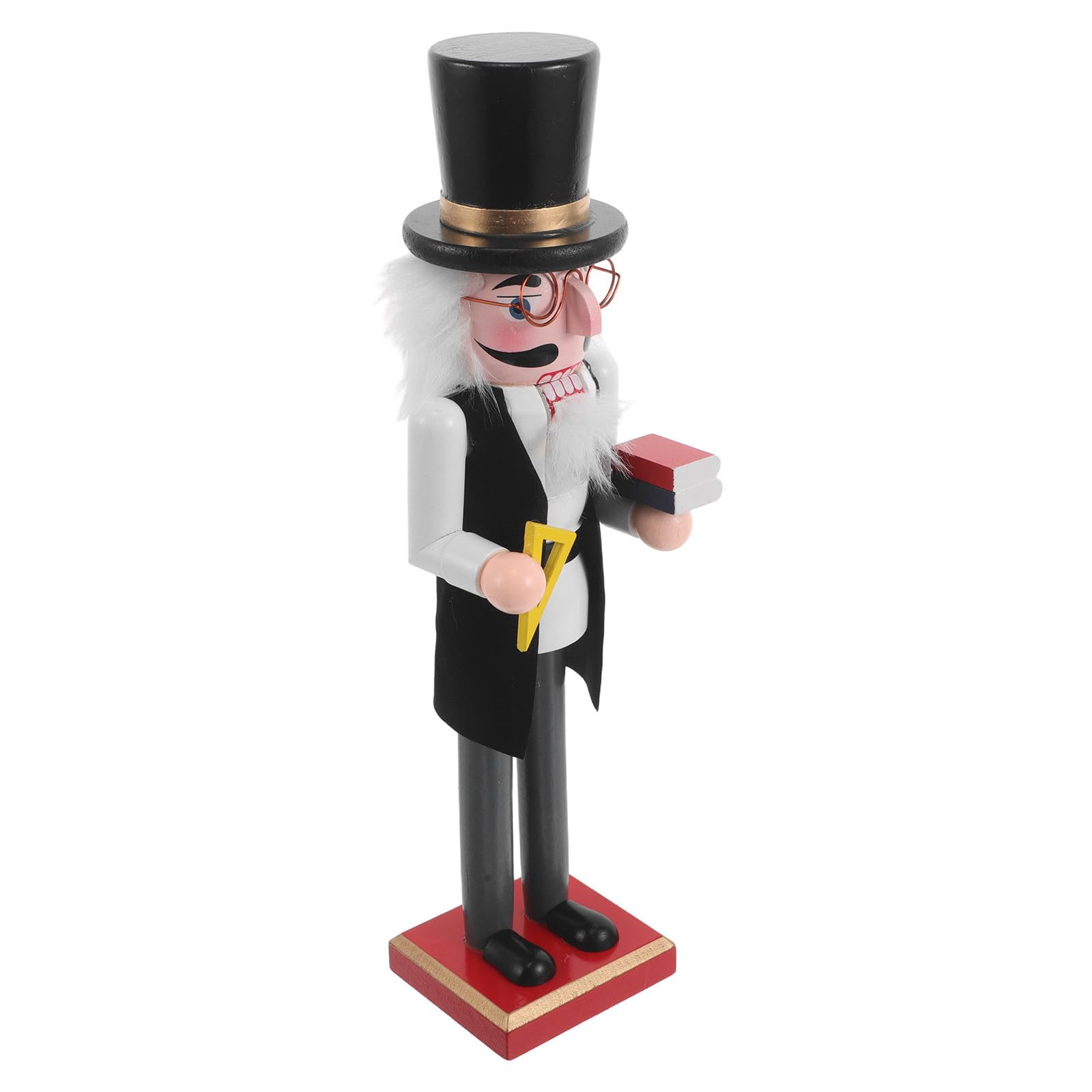 Casse-Noisette Bois Cadeau de Diplôme Original, Décoration de Table pour Enseignant 38cm