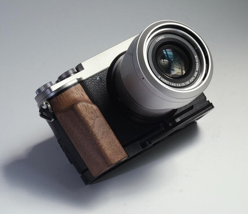 Ebony Walnut Wood Handle Grip with Alloy Base for GX9 Ultra Light Weight (Wallnut)
