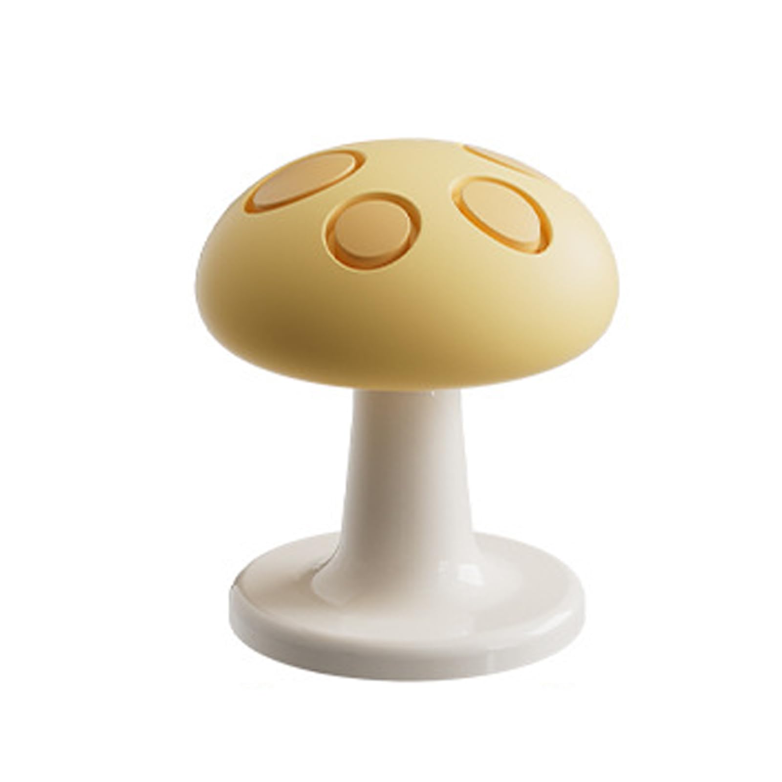 NEWFT Toilet Push Button for Standard Bathroom Simple Installation Sensitive Pressing Silicone Mushroom Toilet Flush Button Mushroom Flush
