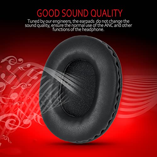 Almohadillas de repuesto para auriculares Audio Technica M50X – Cojines suaves de espuma viscoelástica compatibles con ATH-M50X, M50BT, M40X, M35, M30, de Krone Kalpasmos, color negro miniatura 5