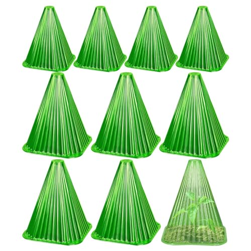 Zankie Campanas para Plantas de jardín: 10/20 Unidades de Cubiertas Reutilizables para Campanas para Plantas | Conos fitosanitarios | Campana de Invernadero para Plantas de protección