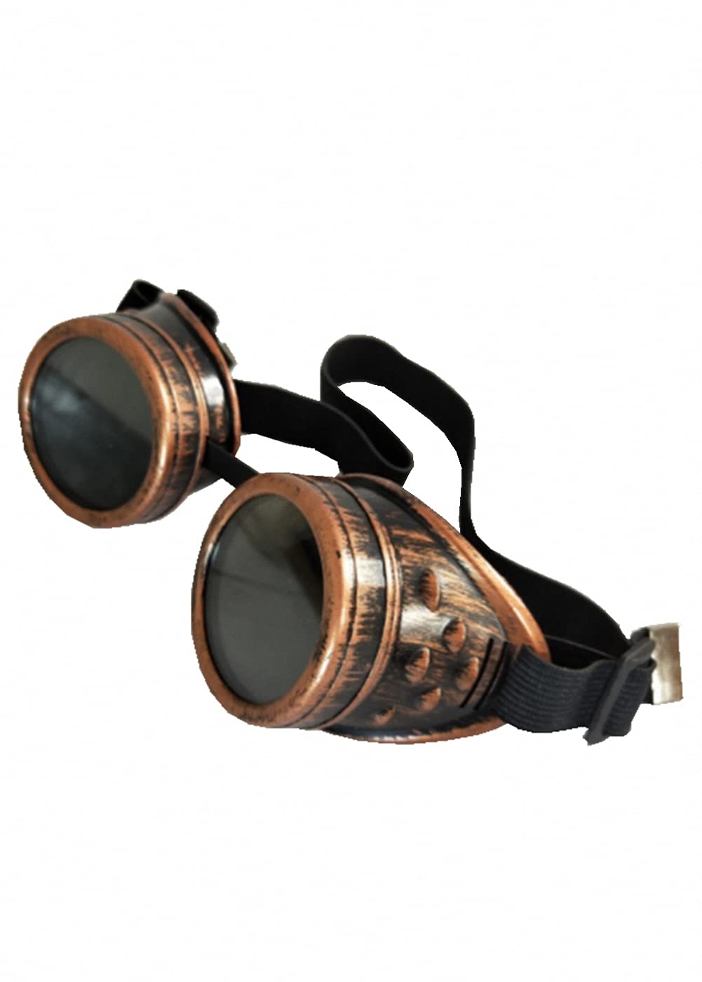 Ulalaza Vintage Steampunk Goggles Glasses Victorian Retro Cyberpunk Gothic Cosplay — image 1