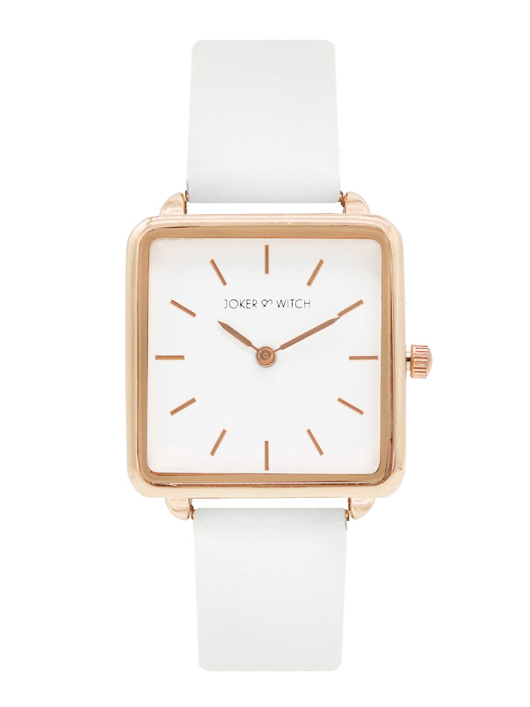 Joker & Witch Emily White Faux Leather Analogue Watch for Women (B08SM5JZK3) Amazon Price History, Amazon Price Tracker