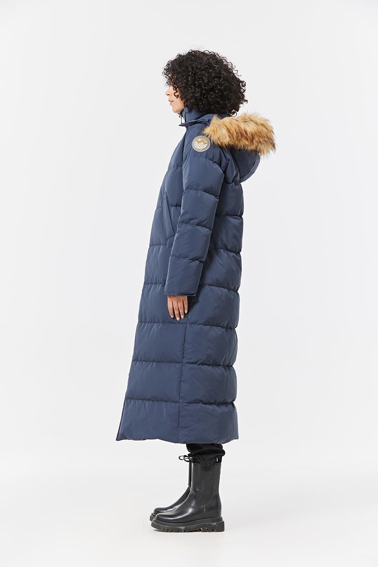 Fitouch Women's Waukee Long Down Coat Parka Jacket | 750+ Fill Power | Full-Length - Image 2