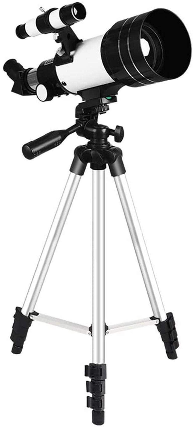 YSJNGF astronomiczny dzieci, reflektorów dla początkujących, obiektyw optyczny HD, przenośny teleskop podróżny z plecakiem i statywem (kolor: (pakiet 2)