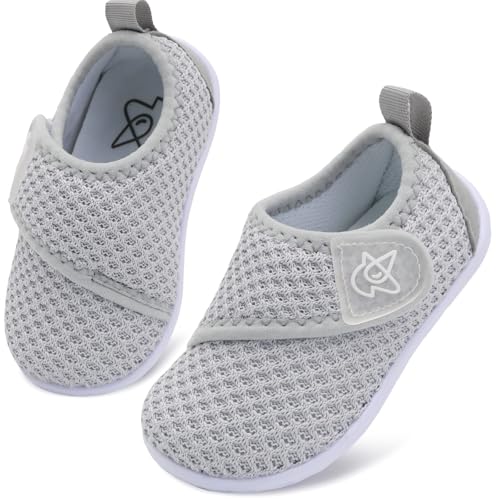 LeIsfIt Baby Shoes Boys Girls First Walking Shoes Non-Slip Infant Sneakers Lightweight Slip-on Crib Sneakers for First Walkers