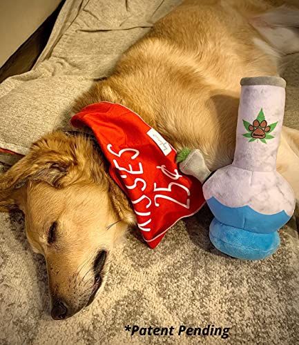 Nestpark Puppy Chiefer 3000 - Funny Dog Toys - Plush Squeaky Weed Dog Toy for Medium, Small and Large - Cute Dog Gifts… - Image 3
