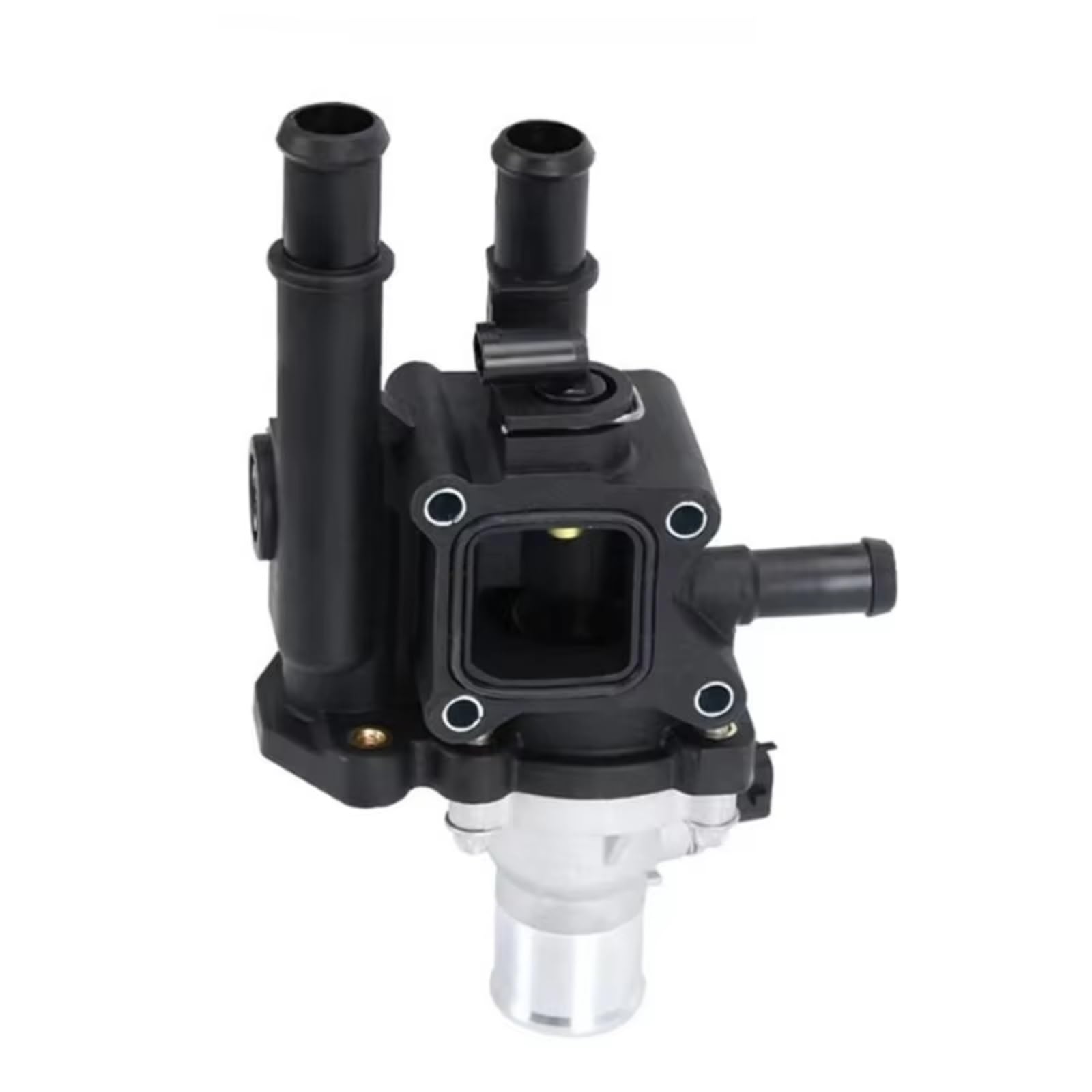 Montaż termostatu samochodowego obudowa termostatu silnika samochodowego z wężem rurowym 96984103 do Chevroleta do Sonic do Cruze do Tracker 1,6 l 25192228 55569809