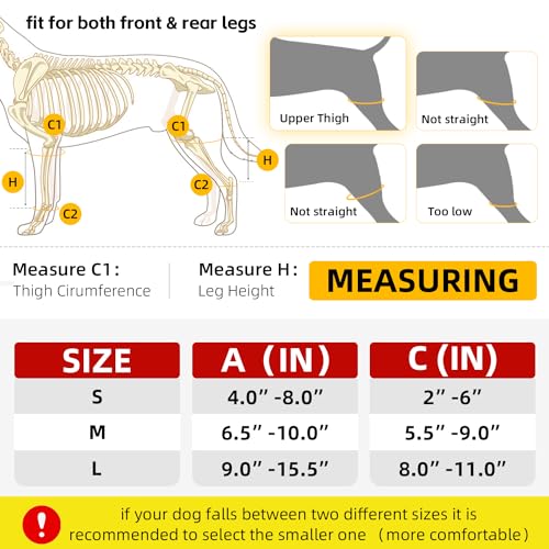 Image of Dog ACL Knee Brace, Dog Knee Brace for Torn ACL Hind Leg, Dog ACL Brace hind Leg, Dog Leg Braces for Back Leg, Dog Hip Brace, Cruciate Care Knee Brace for Dogs (Small)
