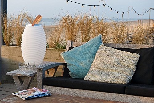 Haut-parleur multimédia stéréo avec lampe sur pied Bluetooth Seau à champagne Idéal pour le jardin, la musique ou le vin