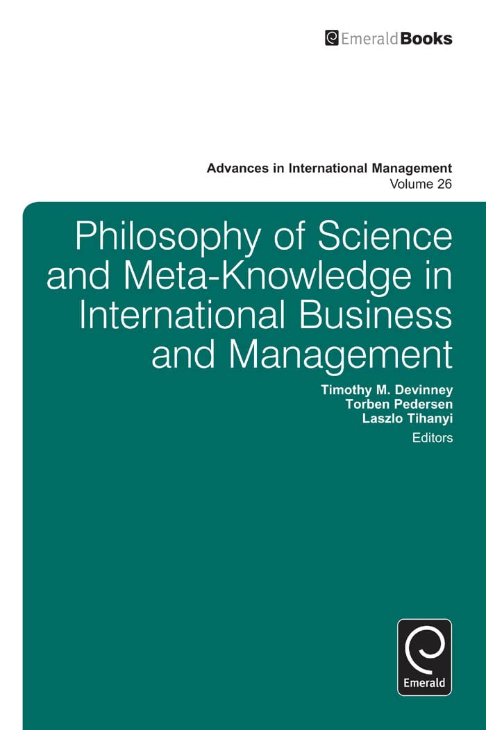 Buy Philosophy of Science and Meta-Knowledge in International Business and Management: 26 (Advances in International Management, 26) — BookShops.in