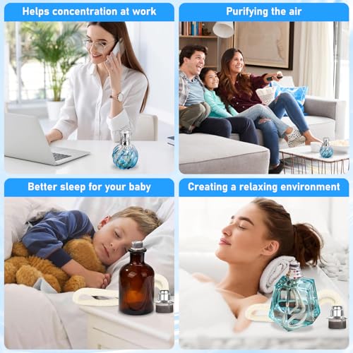 2 Stück Docht für Öllampen, Duftlampe Docht mit Katalytischem Brenner, Docht für Lampe Berger, Lampen Ersatzbrenner Zubehör für Raumluft Verbessern Aromatherapie