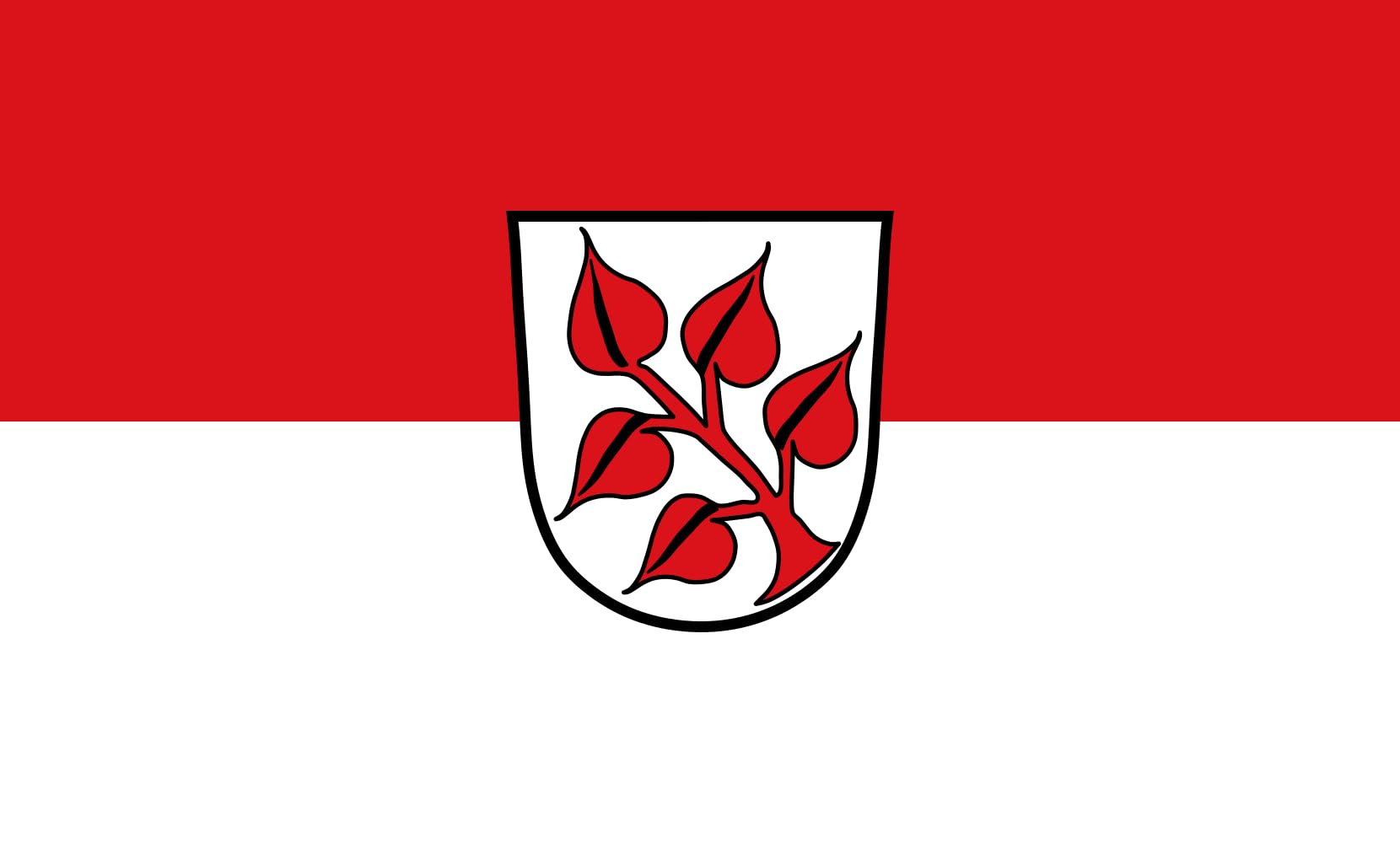 Drapeau paysage Frauenau 90x150cm grand format résistant aux intempéries pour mât extérieur