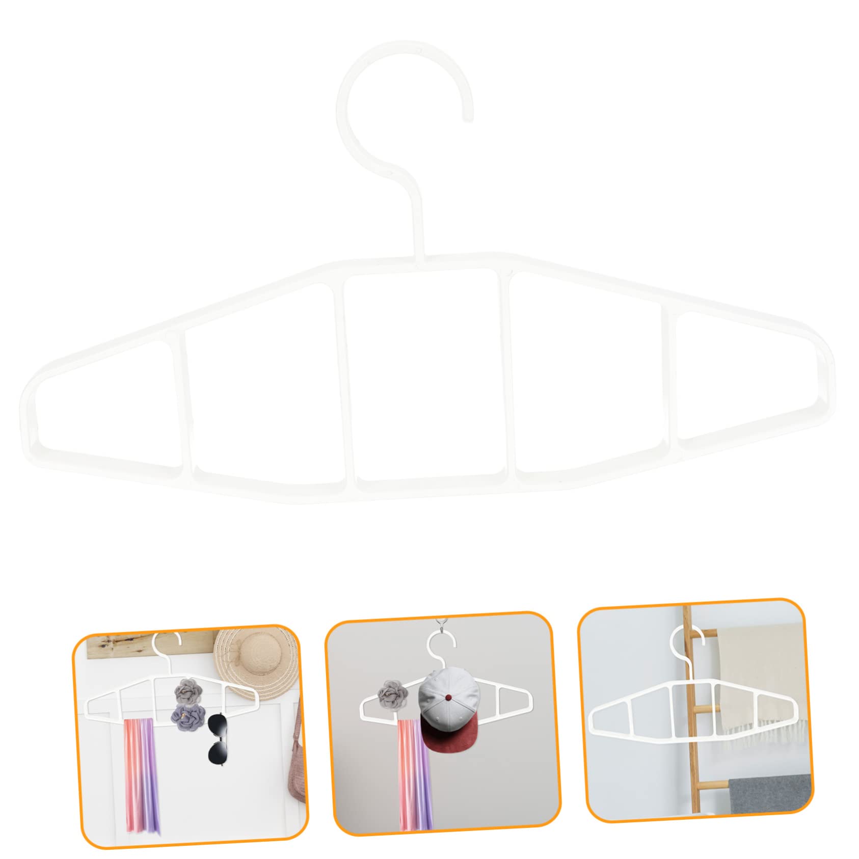 Ciieeo 3piezas Organizador De Armario Multi- para Cinturones y Pañuelos Colgador para Corbatas Bufandas y Calcetines para Closets y Eficientes