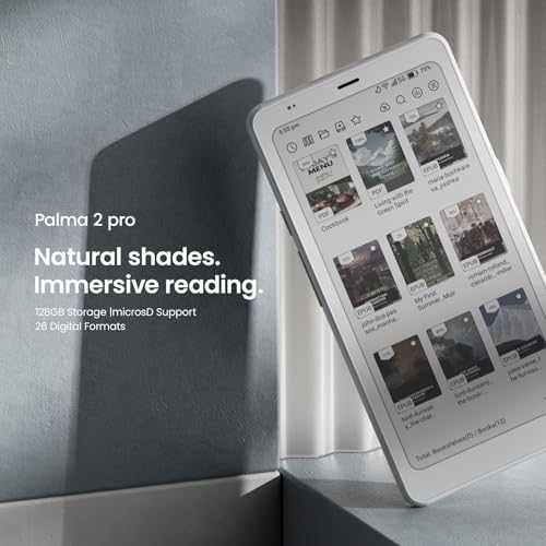 Image of BOOX Palma2 Pro Mobile ePaper eBook Reader 8G 128G 150PPI in Color Mode (White)