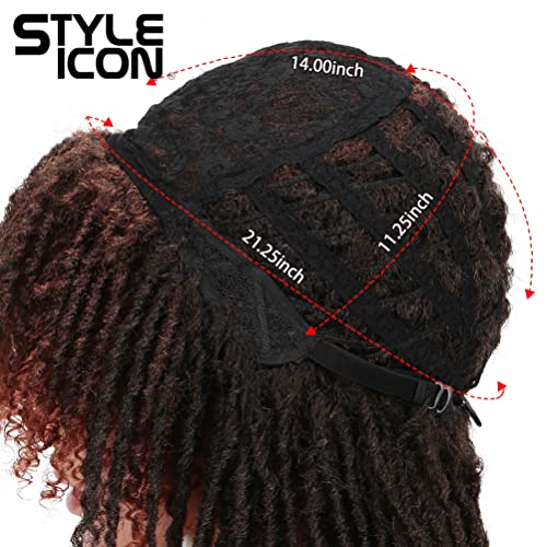 Style Icon 6 Short Dreadlock Wig Twist Wigs for