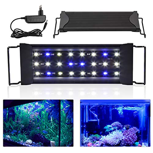 Hengda 13W Illuminazione Acquario Underwater Plafoniera LED Acquario Dolce Impermeabile per Pianta Grow Lighting Aquarium Decoration