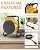 Buyplus Outdoor Heaters for Patio, 1500W Portable Outdoor Heater, 90° Adjustable, Overheat Protection, for Bedroom, Office (Green)