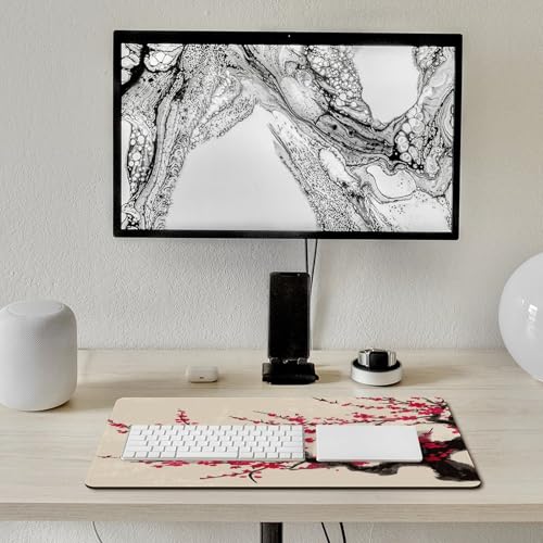 Grand tapis de souris et protège-bureau contre rayures et taches de café