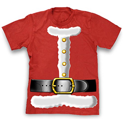 Charm City Tees Santa Claus Christmas T-Shirts Men's Unisex Red
