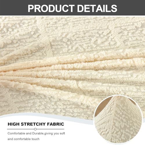 Image of Eco-Ancheng Armless Chair Slipcover Removable Armless Accent Chairs Covers Washable Armless Slipper Chair Slipcover Printed Armless Chair Furniture Protector Covers for Living Dining Room Hotel
