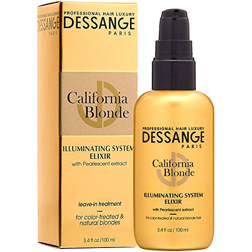 Dessange California Blonde Illuminating System Elixir, 3.4 Fluid Ounce (2 Pack)