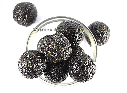 Image of Maanki Black Til Laddu(Home Made Black Sesame Seed Ladoo) /Black Sesame Ladoo 250Gram