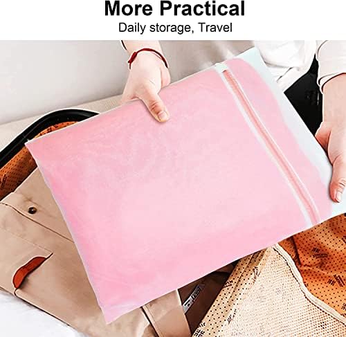 HOOMIL Mesh Laundry Bags, Washing Machine Net Bags, Reuse Durable Laundry Bag with Zipper for Delicates Blouse, Hosiery, Underwear, Bra, Lingerie and Baby Clothes - 7PCS