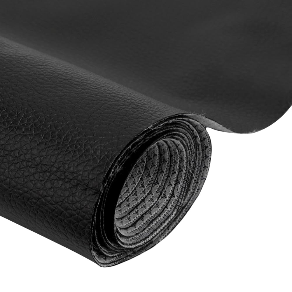 Tissu Simili Cuir Imperméable Au Mètre - 200x140 Cm, Grainé, Pour Canapé Et Rénovation Intérieure Voiture