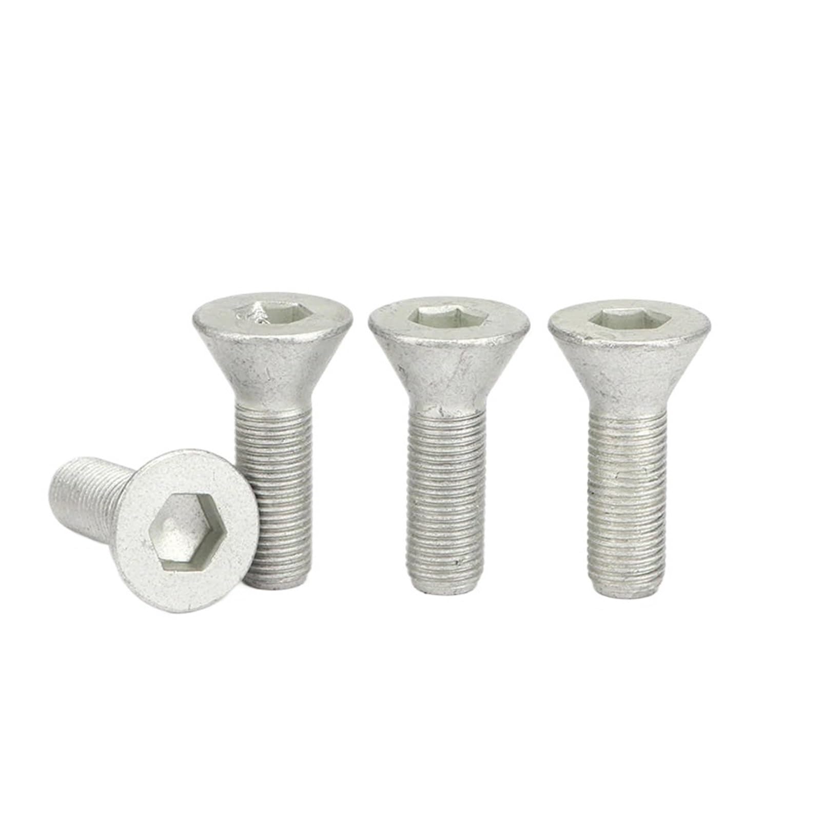 Śruba stalowa z krótkim łbem 27 mm/28 mm, specjalna do podkładek dystansowych kół 15 mm/20 mm(10PCS,M12x1.5)