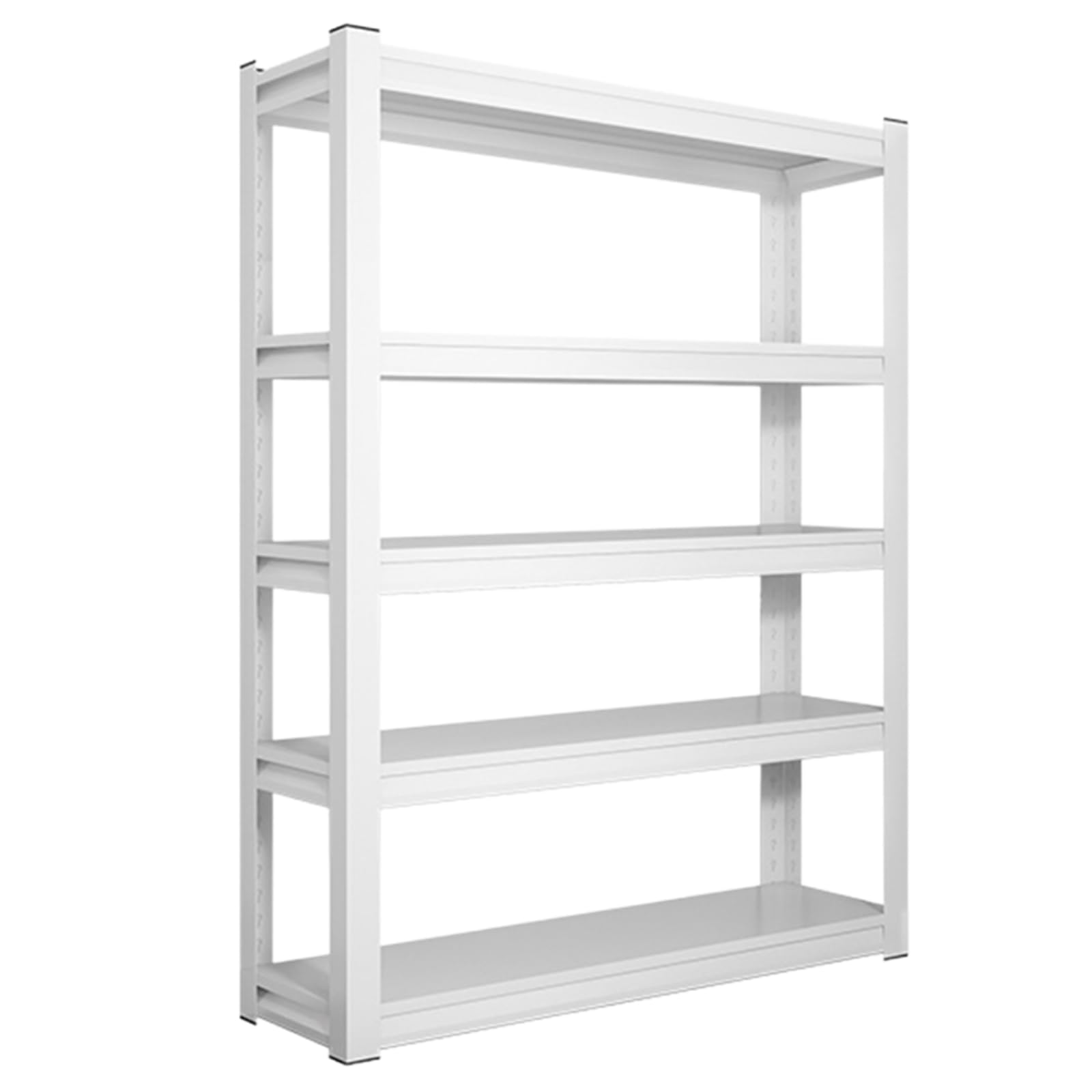 Scaffalatura in metallo regolabile a 5 ripiani per impieghi gravosi, scaffale in acciaio resistente per garage, magazzino, cantina, facile da montare, 182,9 x 149,9 x 40,6 cm (altezza x larghezza x