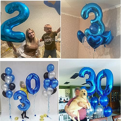 Palloncini 22 compleanno Uomo decorazione blu