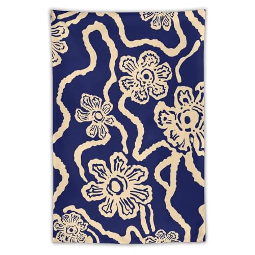 Tenture murale motif organique ondulé Jubonexis pour chambre